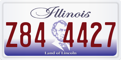 IL license plate Z844427
