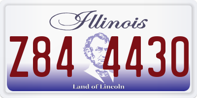 IL license plate Z844430