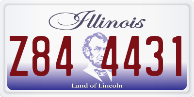 IL license plate Z844431