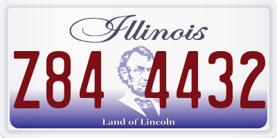 IL license plate Z844432