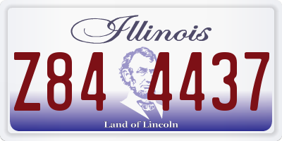 IL license plate Z844437