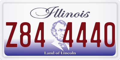 IL license plate Z844440