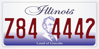 IL license plate Z844442