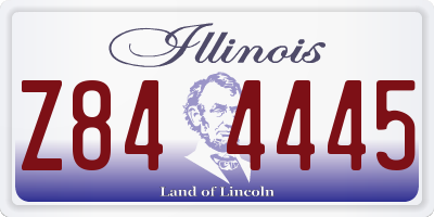 IL license plate Z844445