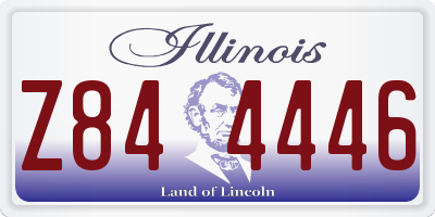 IL license plate Z844446