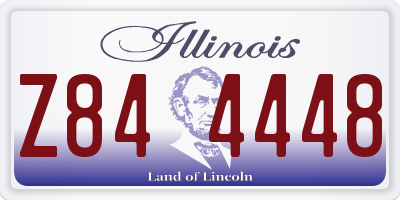IL license plate Z844448