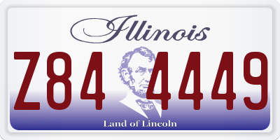 IL license plate Z844449