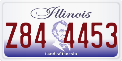 IL license plate Z844453