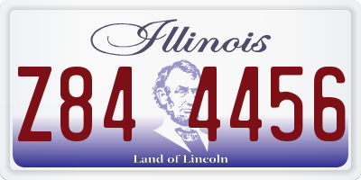 IL license plate Z844456