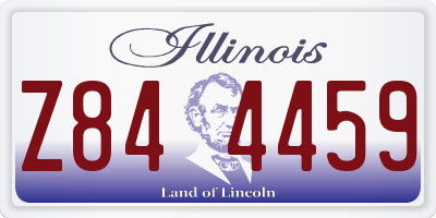 IL license plate Z844459