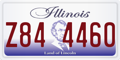 IL license plate Z844460