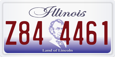 IL license plate Z844461