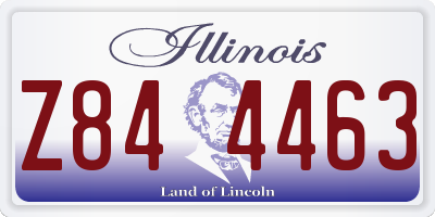 IL license plate Z844463