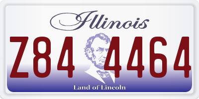 IL license plate Z844464