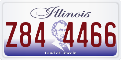 IL license plate Z844466