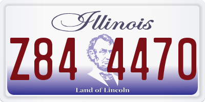 IL license plate Z844470