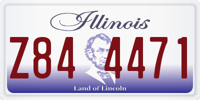 IL license plate Z844471