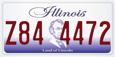 IL license plate Z844472