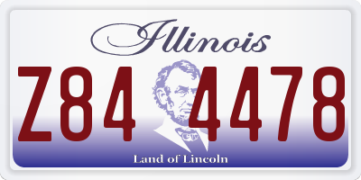 IL license plate Z844478