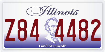 IL license plate Z844482