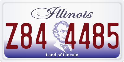 IL license plate Z844485