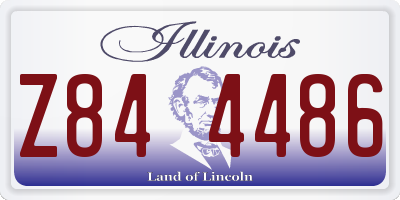 IL license plate Z844486