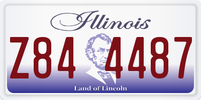 IL license plate Z844487