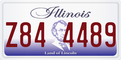 IL license plate Z844489
