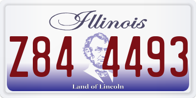 IL license plate Z844493