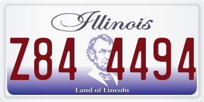 IL license plate Z844494