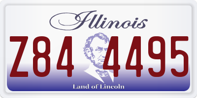 IL license plate Z844495