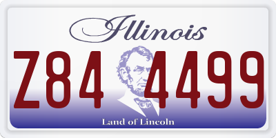IL license plate Z844499