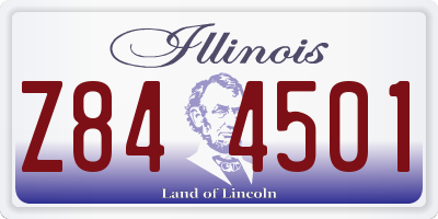 IL license plate Z844501