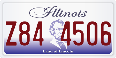 IL license plate Z844506
