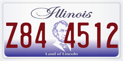 IL license plate Z844512