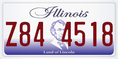 IL license plate Z844518