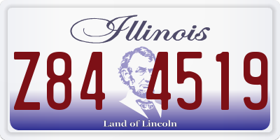 IL license plate Z844519