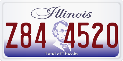 IL license plate Z844520