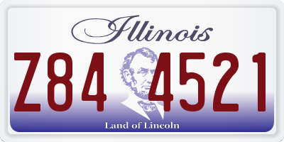 IL license plate Z844521