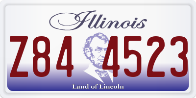 IL license plate Z844523