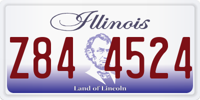 IL license plate Z844524
