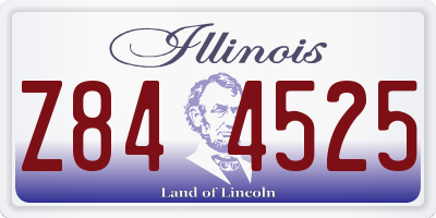 IL license plate Z844525