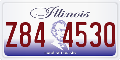 IL license plate Z844530