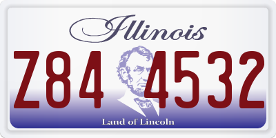 IL license plate Z844532