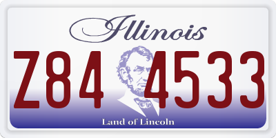 IL license plate Z844533