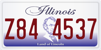 IL license plate Z844537