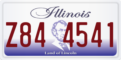 IL license plate Z844541