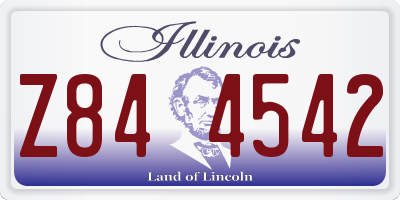 IL license plate Z844542