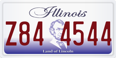 IL license plate Z844544