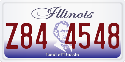 IL license plate Z844548